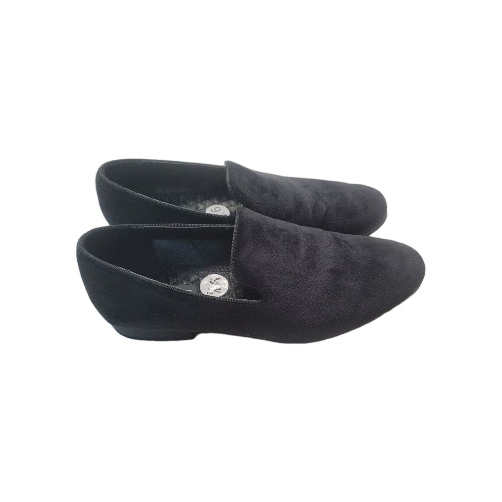 INC International Concepts Black Velvet Dress Shoes - Sz 9.5 Dressy